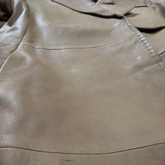 Vintage Leather Trench Coat from Banana Republic! - Picture 6 of 6